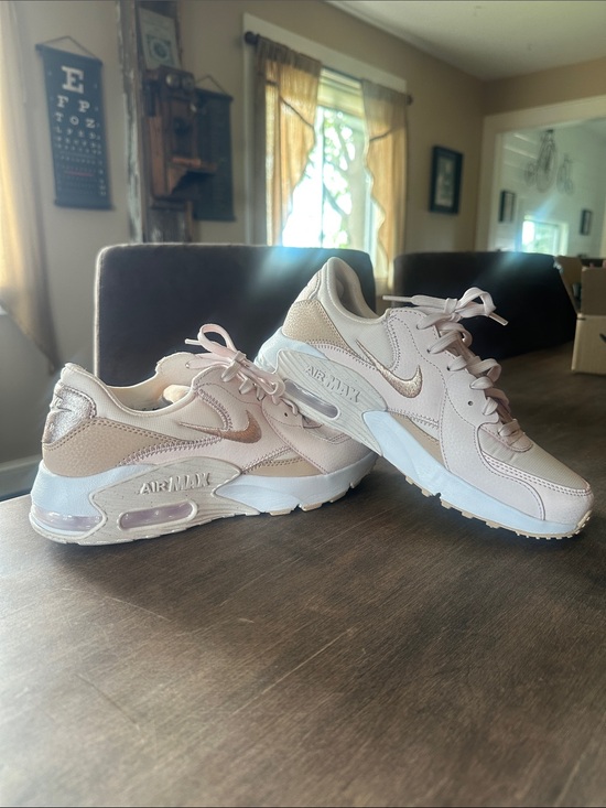 Nike Shoes - Nike Air Max Women's Sneakers - Blush Pink/Metallic Rose - Size 8